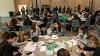 UND students flood the Memorial Union to write thank you notes to scholarship donors.  