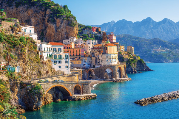 town on mediterranean coast