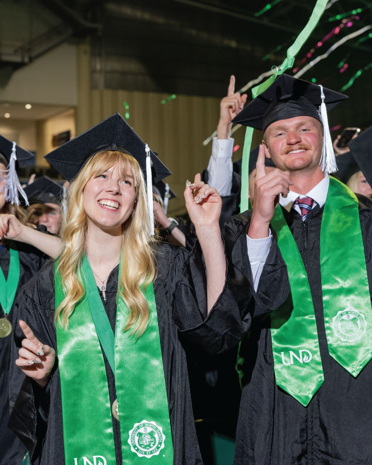 UND Commencement Ceremony Celebration
