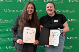UND Student Mentee with Lizzy Larsen Mentor
