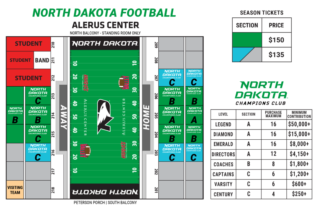 Alerus Center Seating Chart