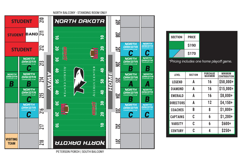 Alerus Center Seating Chart