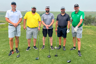 Men Golfing