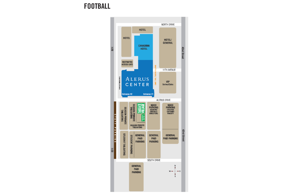 Football Parking Map