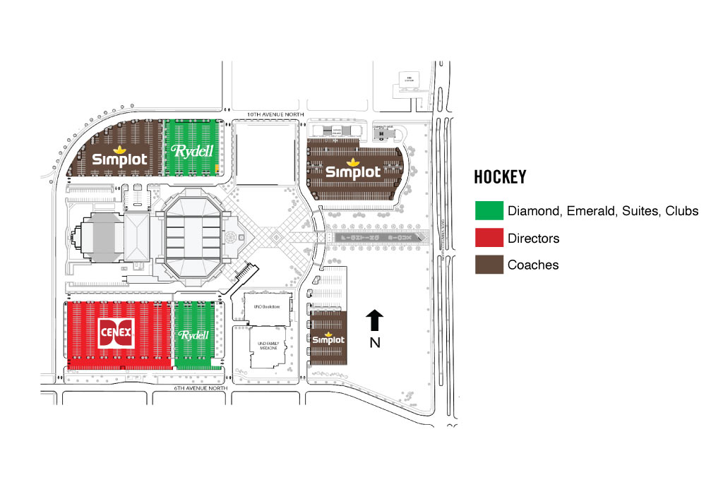 Hockey Parking Map