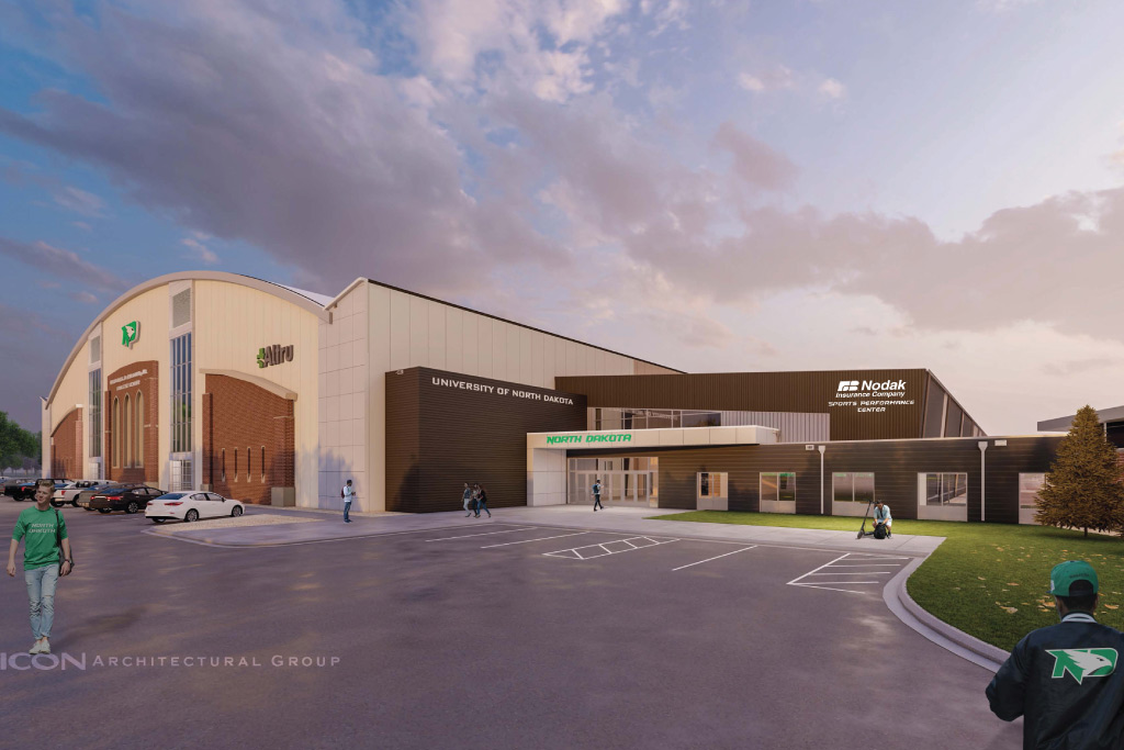 Nodak Insurance Sports Performance Center rendering