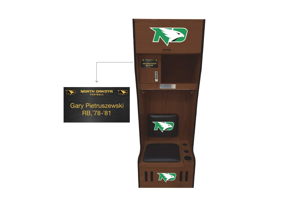 Locker and Name Plaque Rendering