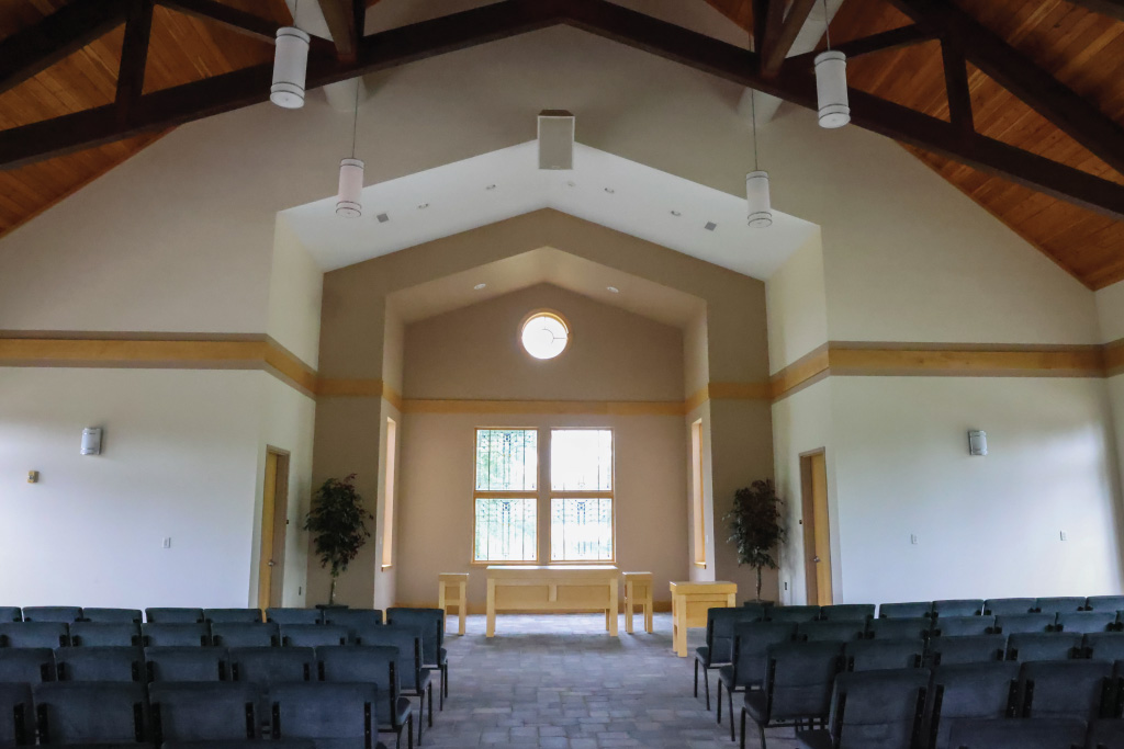 Inside of the Hopper Danley Spiritual Center