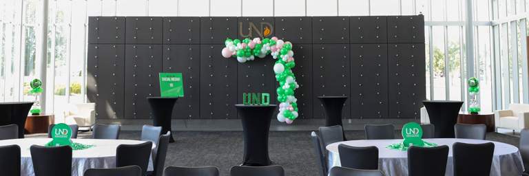 Gransberg Community Room Decorated for an Event