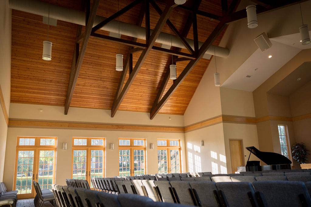 Inside of the Hopper Danley Spiritual Center