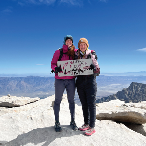 Neinhaus Sisters on top of Mount Whitney