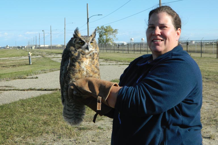 lynda lafond with hawk