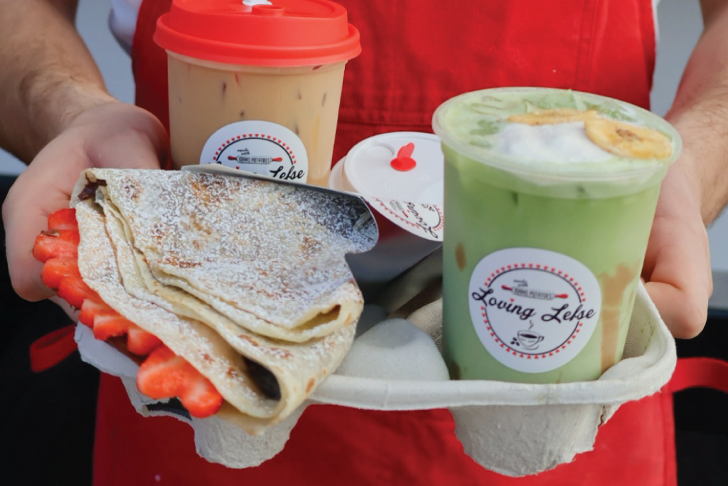 loving lefse treats lefse and matcha