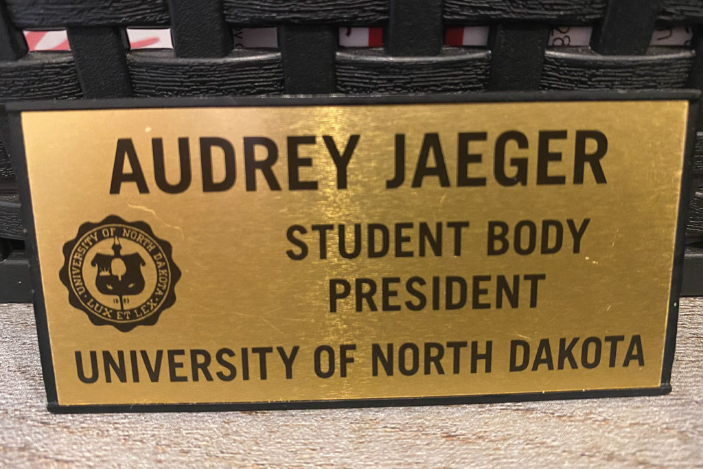 audrey jaeger nametag