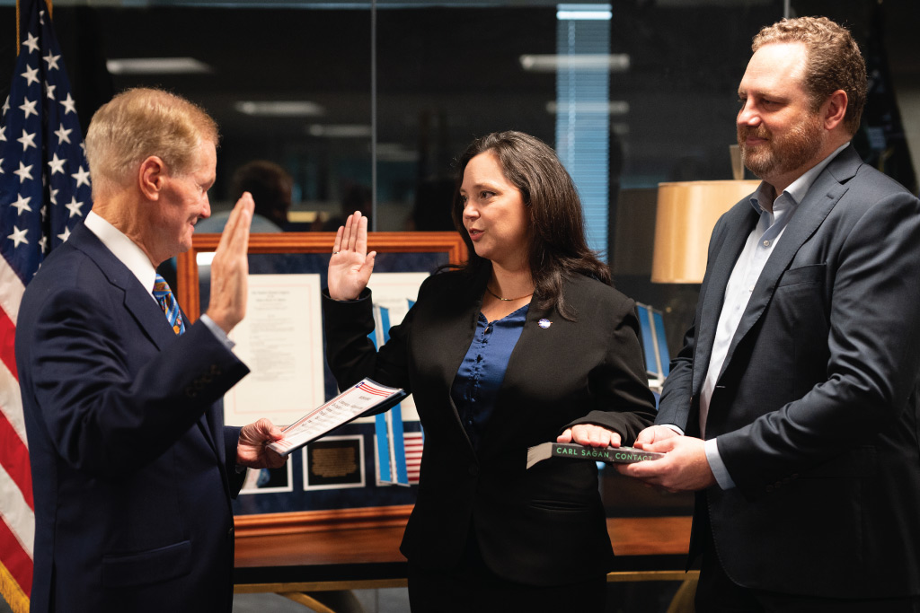 Charity Weeden sworn in ceremony
