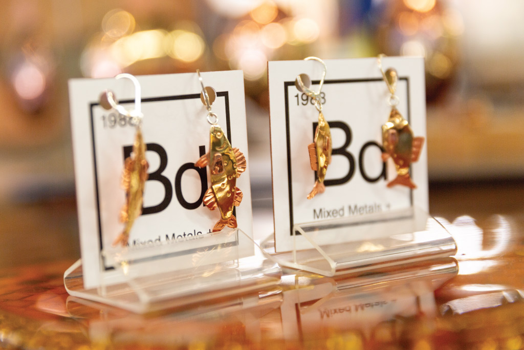 badman fish earrings Badman Design fish earrings