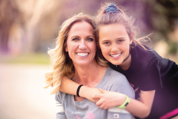 Missy Heilman pictured with her daughter