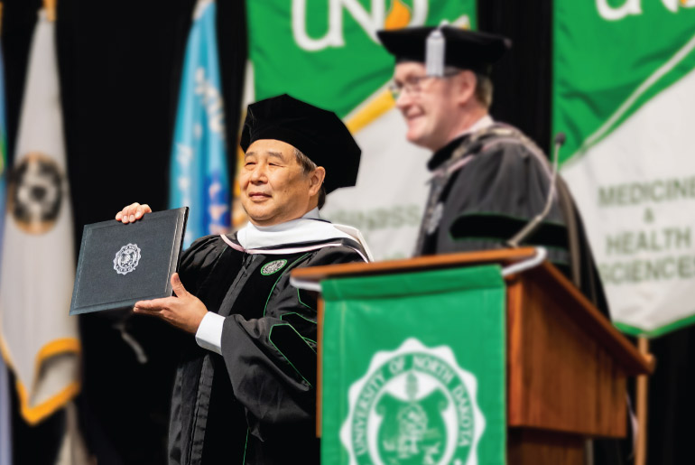 Noren Pan at Graduation