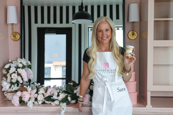 Sara Lien in her bakery