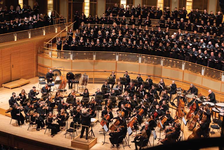 Stan Engebretson leading the National Philharmonic