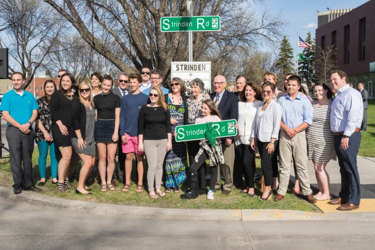 Strinden Road dedication