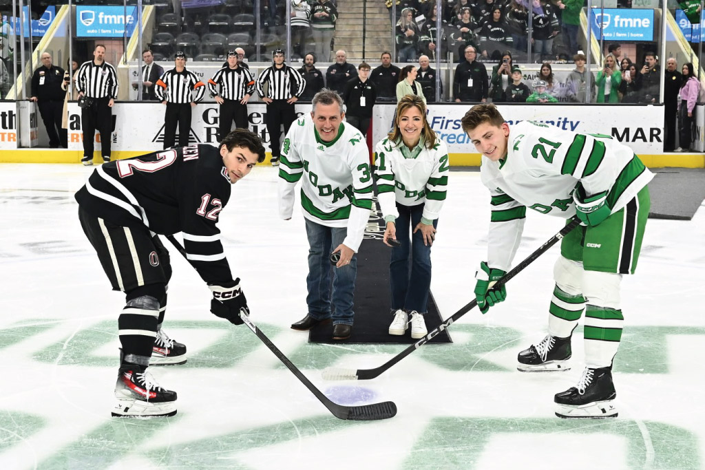 Ben and Michelle Strinden, Gov. Kelly Armstrong Ben and Michelle and Gov. Kelly Armstrong