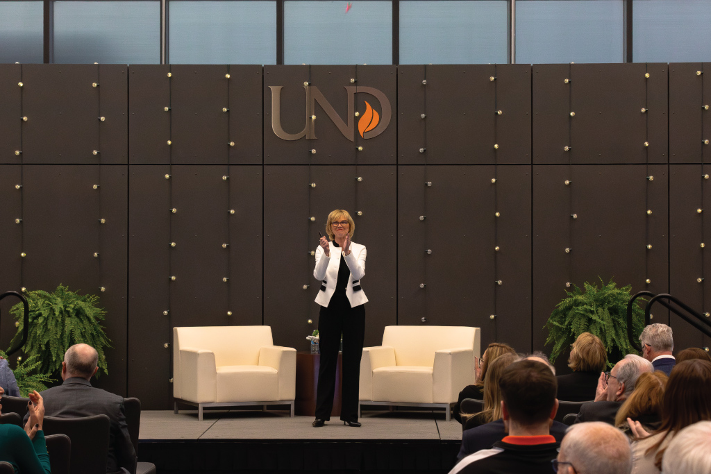 DeAnna Carlson Zink at the 2026 State of the UNDAAF Address