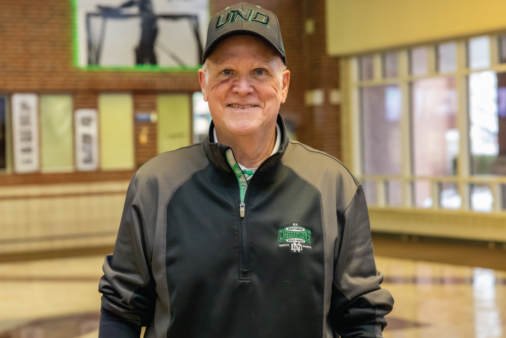 Brian Milne at Ralph Engelstad Arena