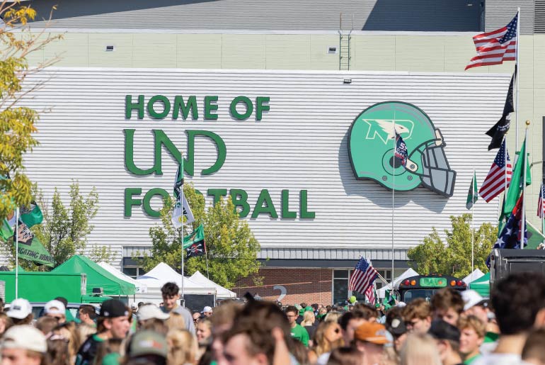 Tailgating at Alerus Center