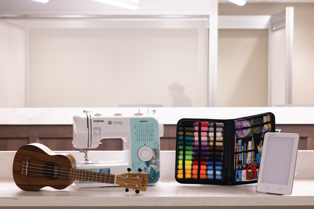 Rental options at the Chester Fritz library