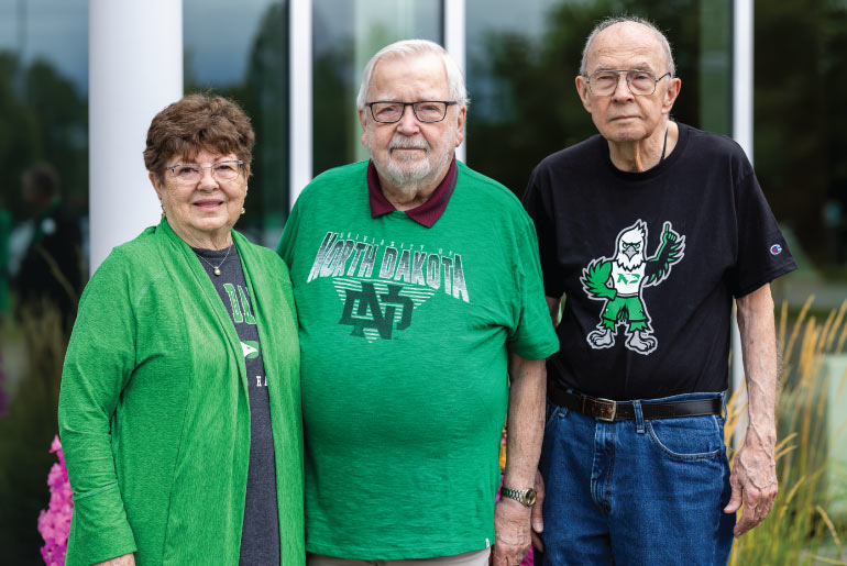 Karen, Dean, and David Schroeder