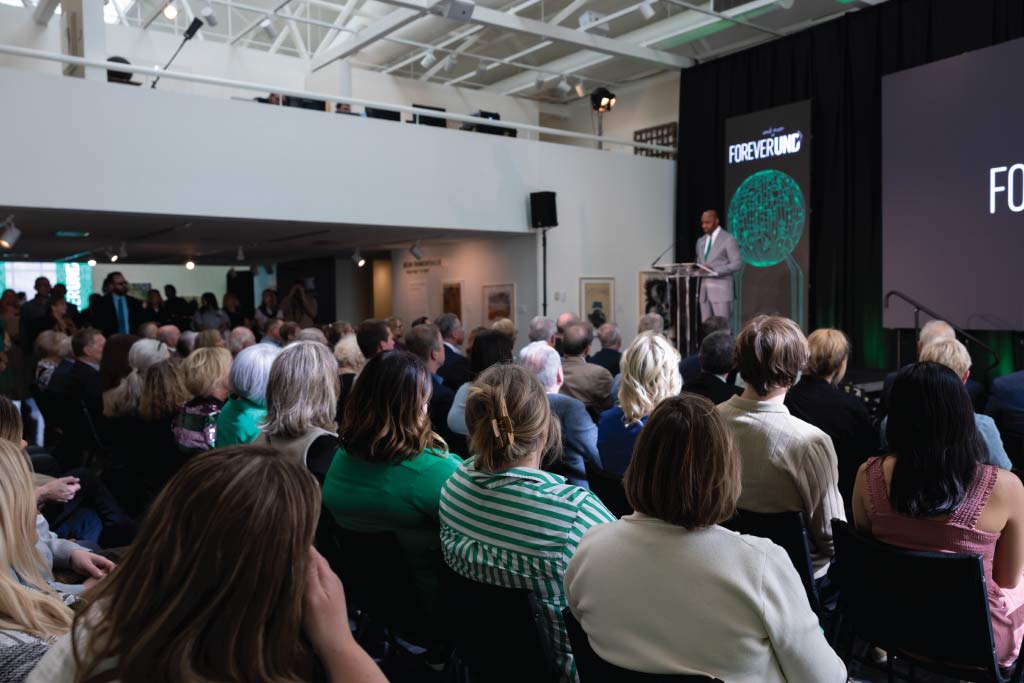 crowd at event