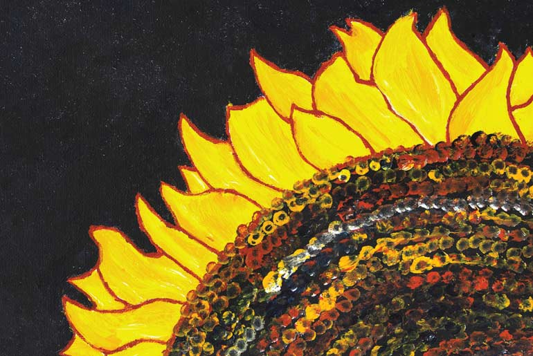 Grant Dosser's Sunflower Art 