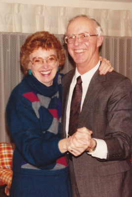 Joe and Norma Peltier dancing