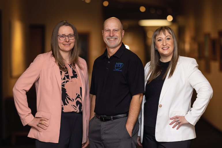 Amy Whitney, Eric Ripley and Tiffany Ford